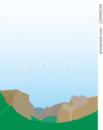 美國加州優勝美地國家公園夏季風景 128469194