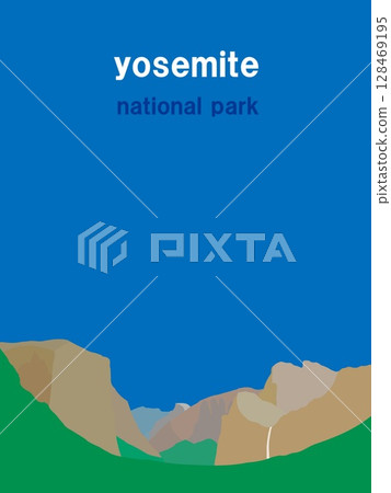 Yosemite National Park, California, USA, summer scenery 128469195