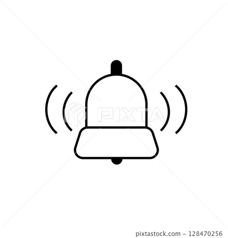 簡單的鈴鐺插圖 128470256