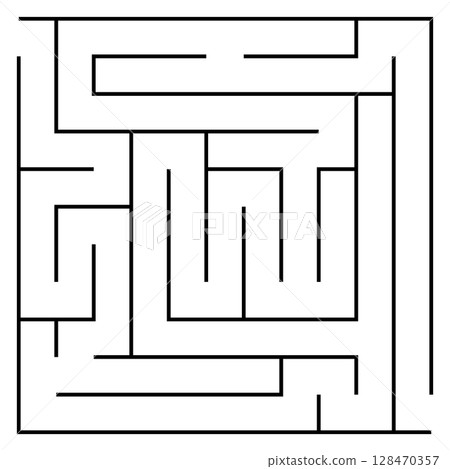 maze square simple maze square simple 128470357