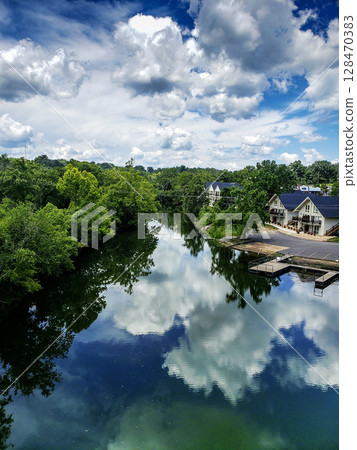 Reflections on Roark Creek, Branson, Missouri Reflections on Roark Creek, Branson, Missouri 128470383