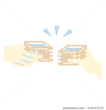 Masu toast illustration 128471514