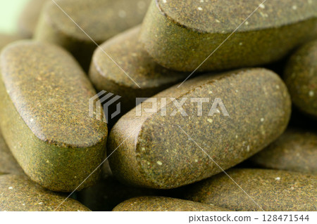 卡其色補充片（橢圓形）特寫 128471544