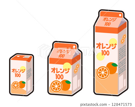 Orange juice illustration 128471573