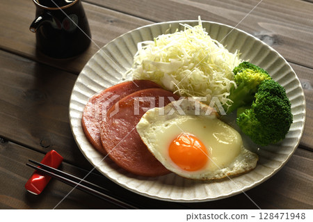  ham and eggs 128471948