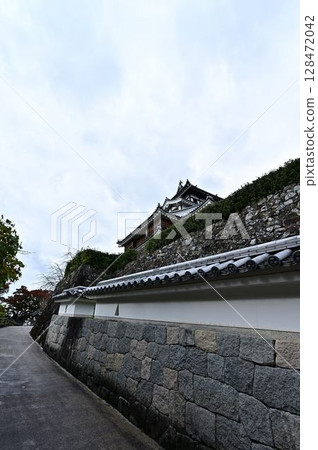 福知山城的秋葉 福知山城的秋葉 128472042