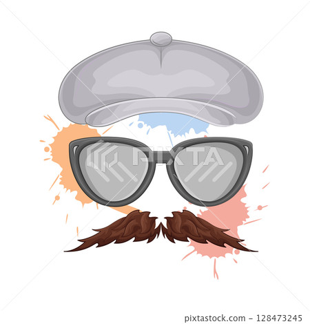 Illustration of Hipster Illustration of Hipster 128473245