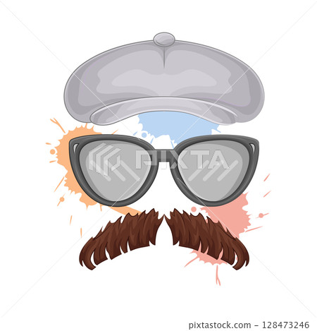 Illustration of Hipster Illustration of Hipster 128473246