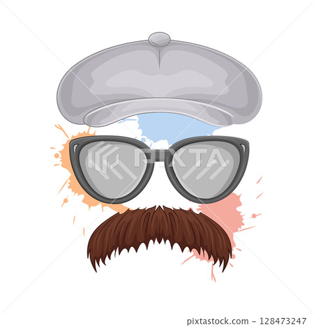 Illustration of Hipster Illustration of Hipster 128473247
