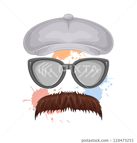Illustration of Hipster Illustration of Hipster 128473251
