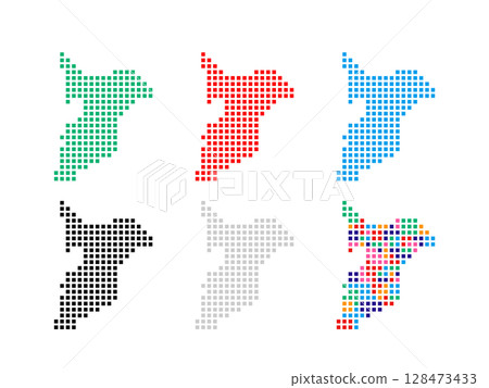Design Map_Chiba Prefecture_Square Dot-02 128473433
