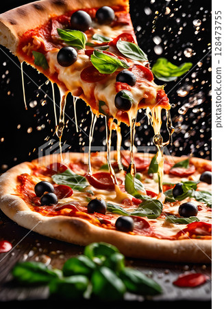 The Authentic Glow: Perfect Pizza, Perfect Setting 128473755
