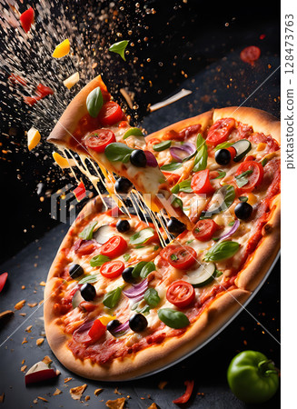 The Authentic Glow: Perfect Pizza, Perfect Setting 128473763