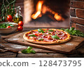 The Authentic Glow: Perfect Pizza, Perfect Setting 128473795
