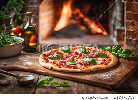 The Authentic Glow: Perfect Pizza, Perfect Setting 128473798