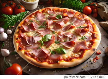 The Authentic Glow: Perfect Pizza, Perfect Setting The Authentic Glow: Perfect Pizza, Perfect Setting 128473800