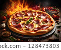 The Authentic Glow: Perfect Pizza, Perfect Setting 128473803