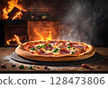 The Authentic Glow: Perfect Pizza, Perfect Setting 128473806