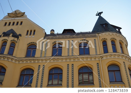 Riga cat's house Riga cat's house 128473839
