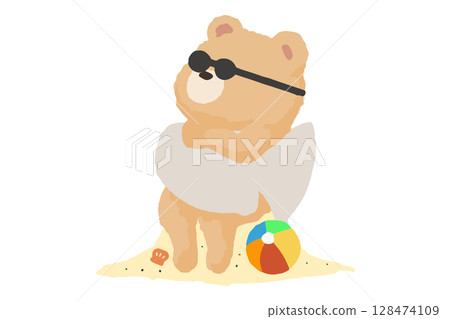 Summer! Euphonium-playing Bear Brass Band 128474109