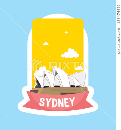 Sydney Opera House Vector Illustration 128474452
