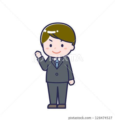 Office worker/diagonal/male 12 Office worker/diagonal/male 12 128474527