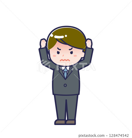 Office worker/diagonal/male 27 128474542