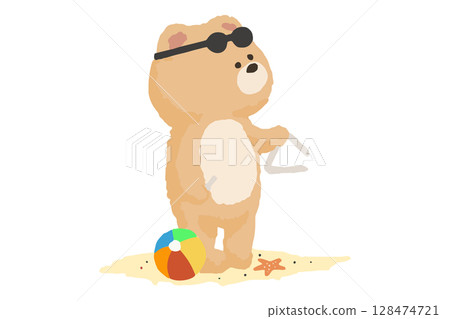 Summer! Percussionist Bear Brass Band 128474721