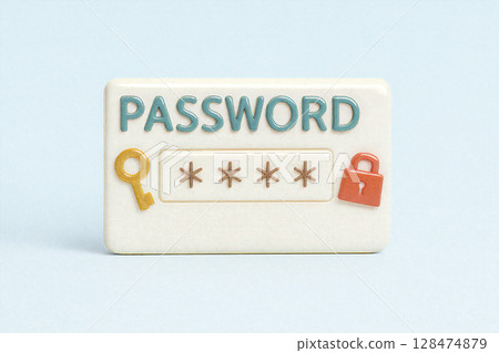 密碼驗證螢幕 128474879