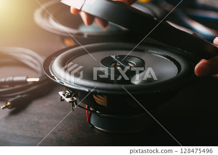 coaxial car speaker 128475496