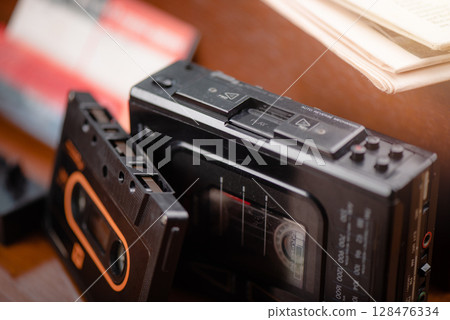 Audio cassette tape 128476334