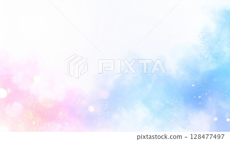 A fantastical background with soft mist and pastel colors 128477497