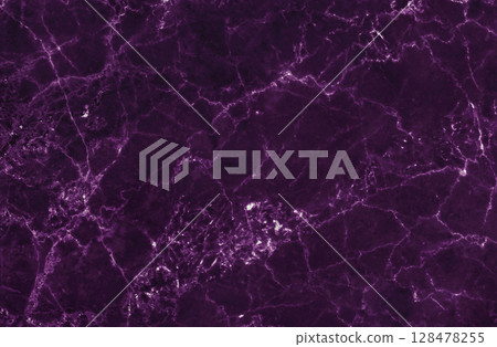 Dark purple marble texture background with high resolution, counter top view of natural tiles stone in seamless glitter pattern and luxurious. 128478255