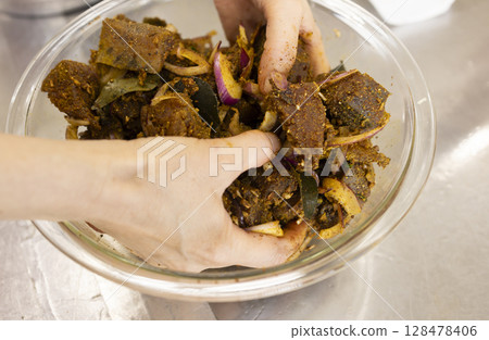 親手做香料咖哩 128478406