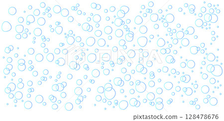 Simple and refreshing background illustration with bubbles floating in water Simple and refreshing background illustration with bubbles floating in water 128478676