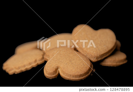 butter cookies isolated butter cookies isolated 128478895