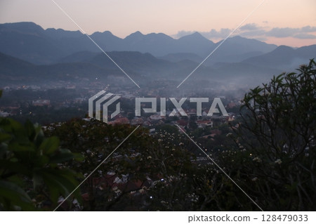 The view from Mount Phousi 128479033