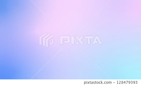 Winter holographic gradient. Pastel Christmas background, modern winter blue gradient vector design. 128479393