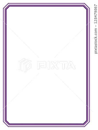 Simple purple frame illustration material Halloween picture frame white background png Simple purple frame illustration material Halloween picture frame white background png 128479867