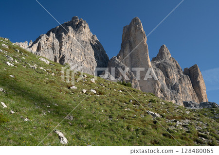 Beautiful landscape of the Italian Dolomites Beautiful landscape of the Italian Dolomites 128480065
