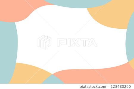 Pastel color abstract frame background Pastel color abstract frame background 128480290