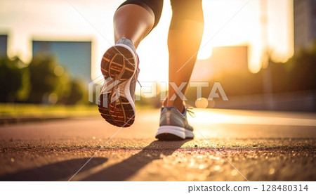 跑步的人 跑步的人 128480314