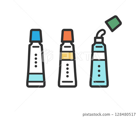 管狀藥膏插圖 128480517