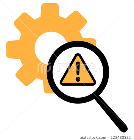 Troubleshooting icon from customer service collection. Element troubleshooting sign. Troubleshoot web element symbol. flat style. 128480522