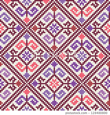 Mexican Teenek embroidery pattern 43 Mexican Teenek embroidery pattern 43 128480800