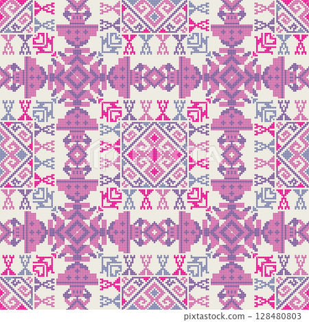 Mexican Teenek embroidery pattern 46 128480803
