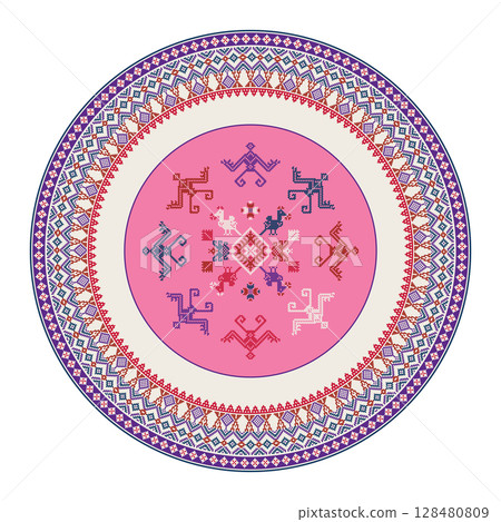 Teenek Huastec embroidery design element 22 128480809