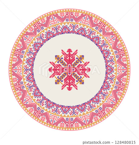 Teenek Huastec embroidery design element 28 Teenek Huastec embroidery design element 28 128480815