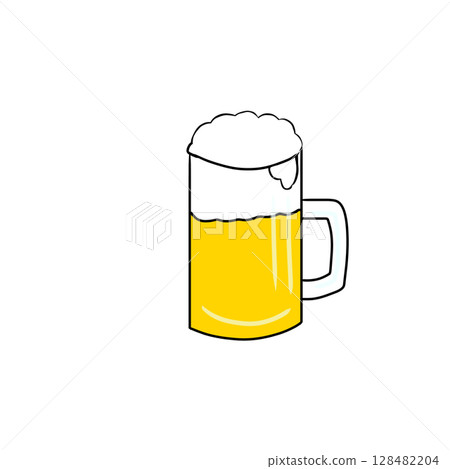 啤酒杯 啤酒 簡單 啤酒杯 啤酒 簡單 128482204