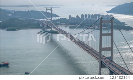 July 13 2025 Scenic Coastal View Featuring a Large Bridge and Surrounding Islands July 13 2025 Scenic Coastal View Featuring a Large Bridge and Surrounding Islands 128482364